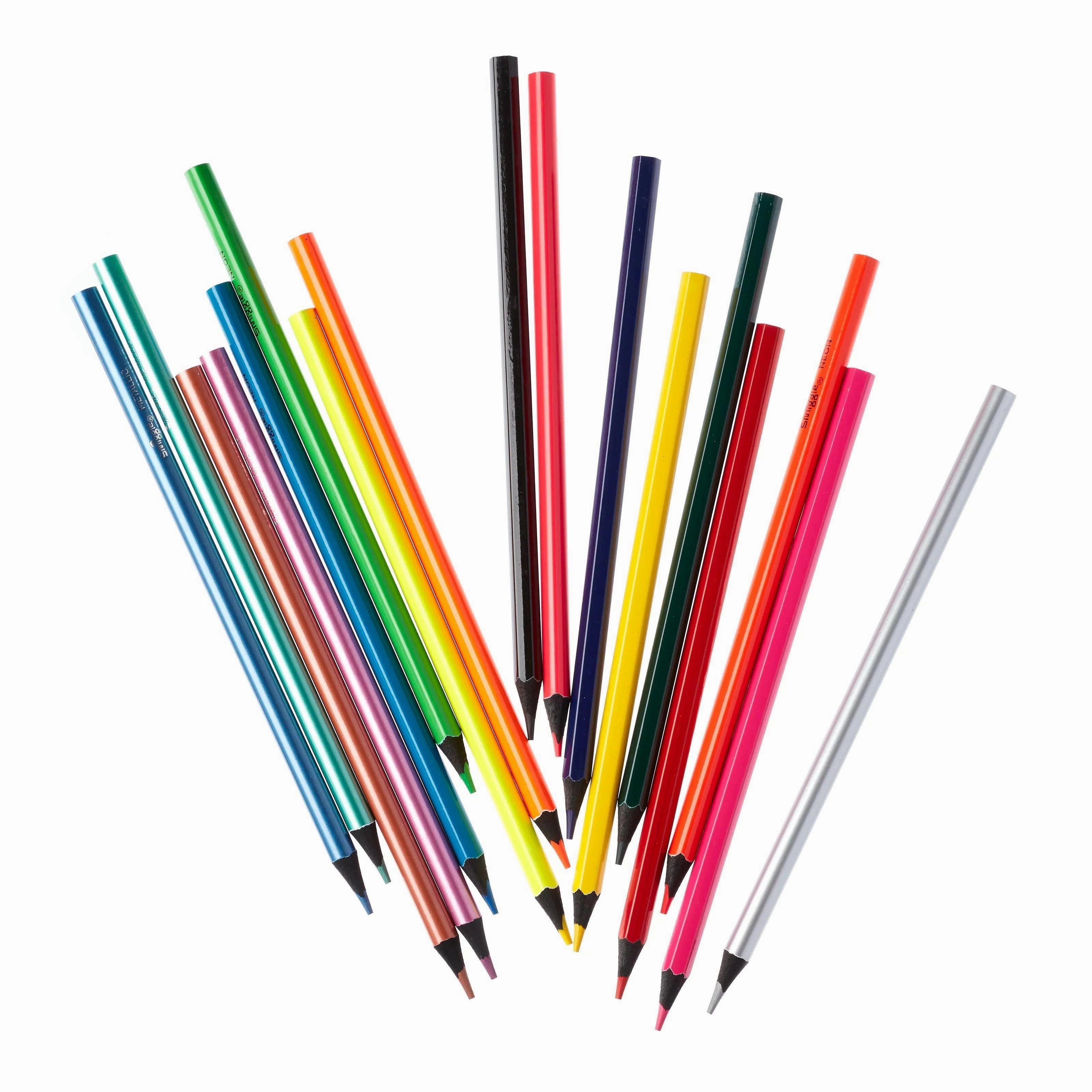 SMIGGLE Multi Pack Colour Pencils X18 - Colour Mix