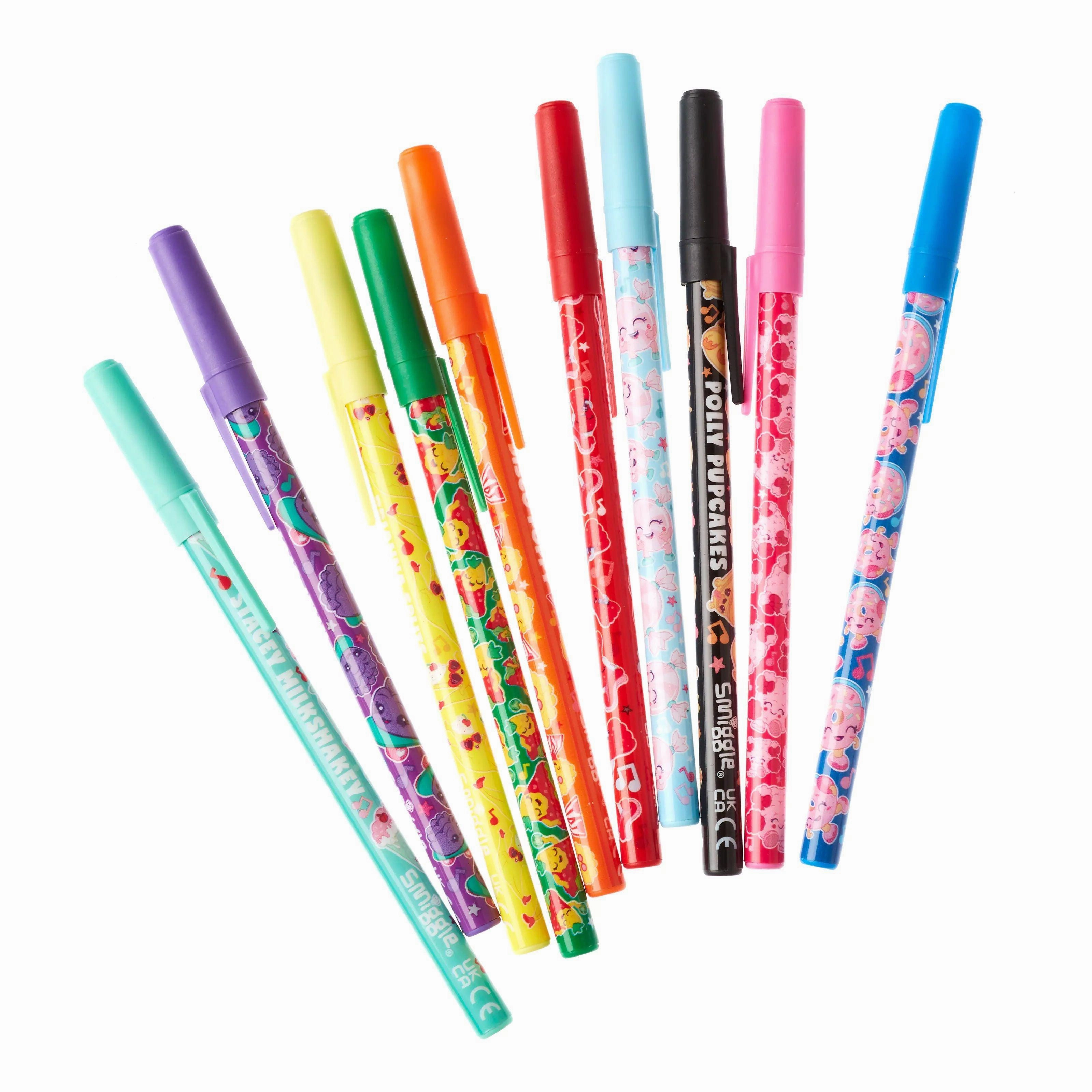 SMIGGLE Party Mix Scented Pen Pack X10 - Colour Mix