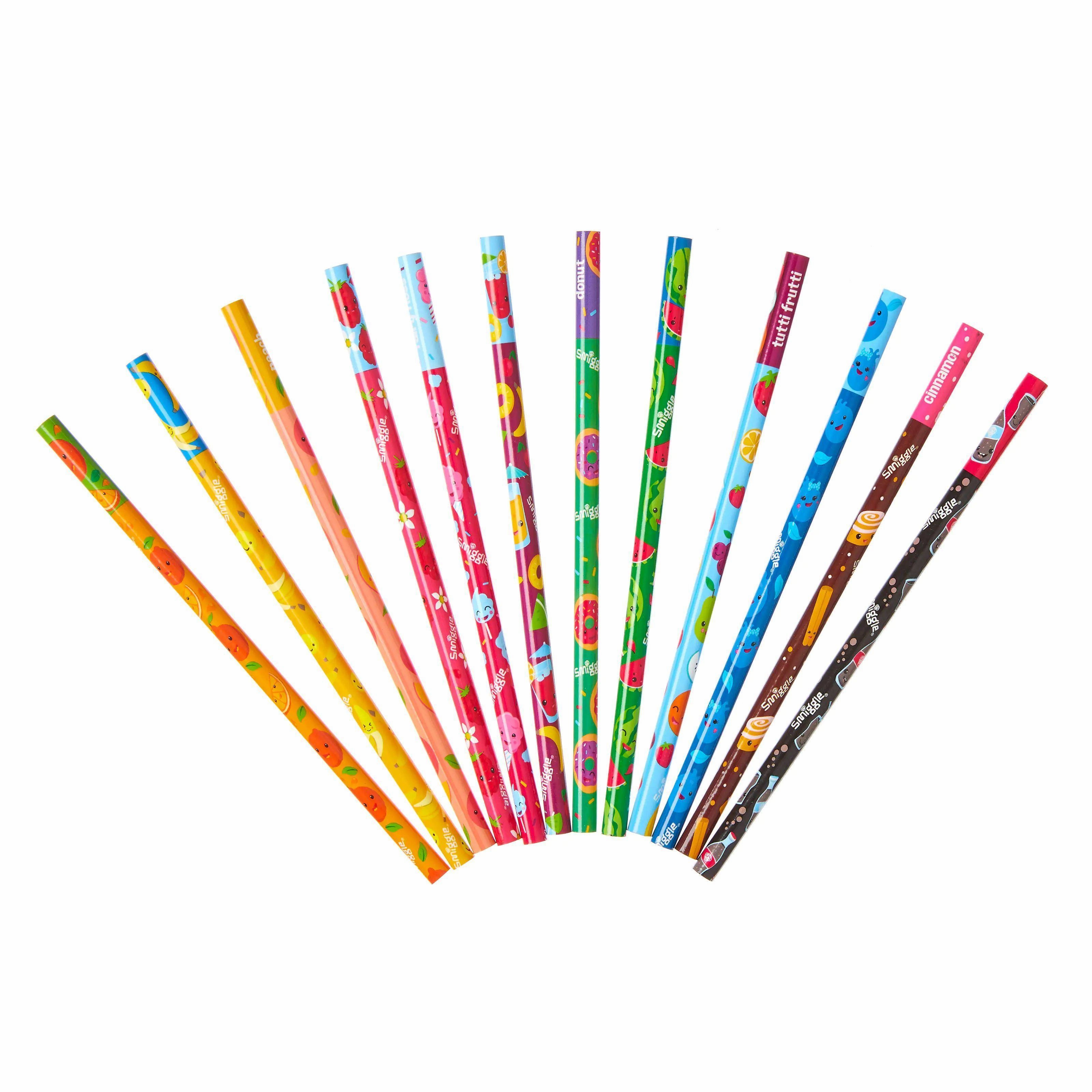 SMIGGLE Scented Pencil Pack X12