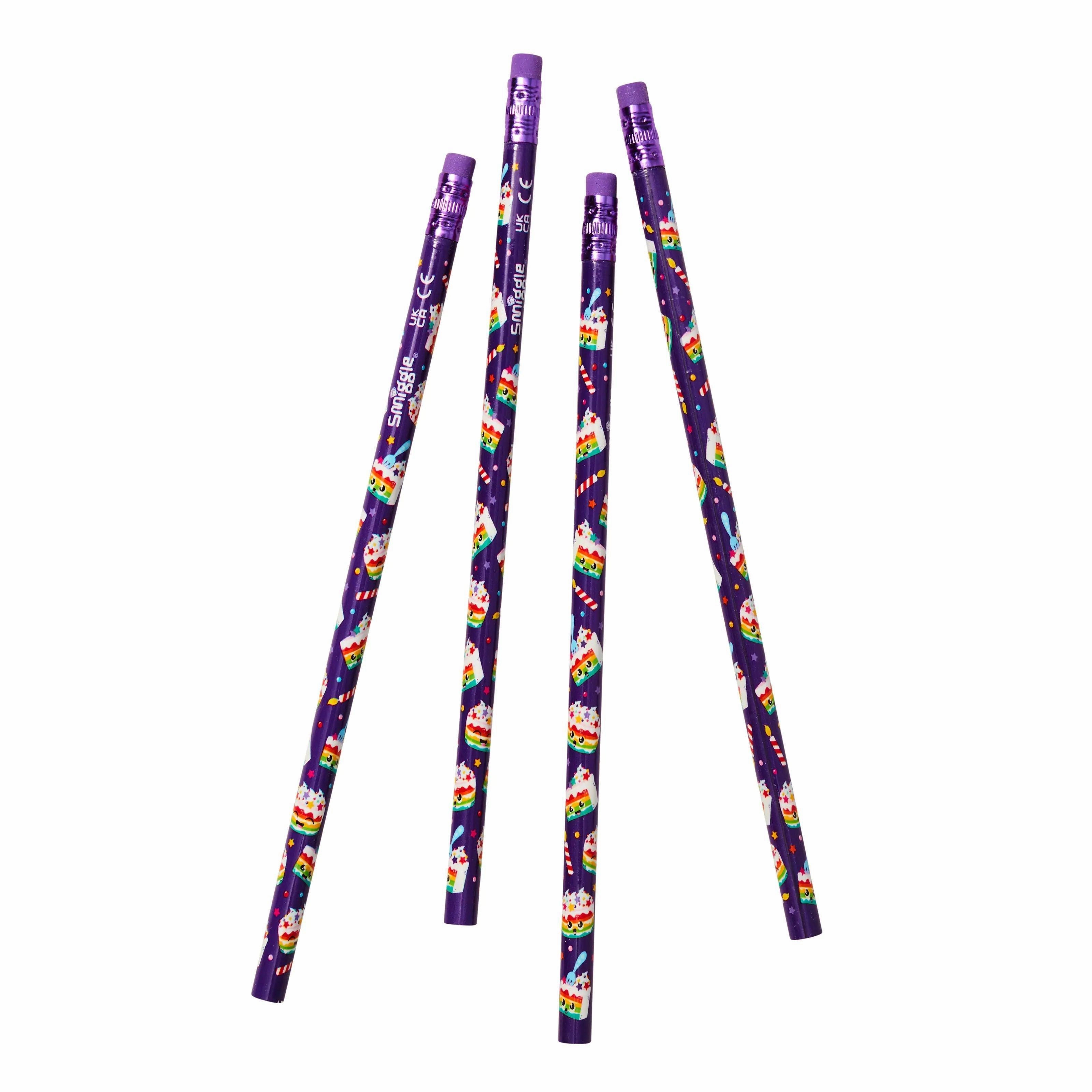 SMIGGLE Scented Pencil Pack X4 - Cake