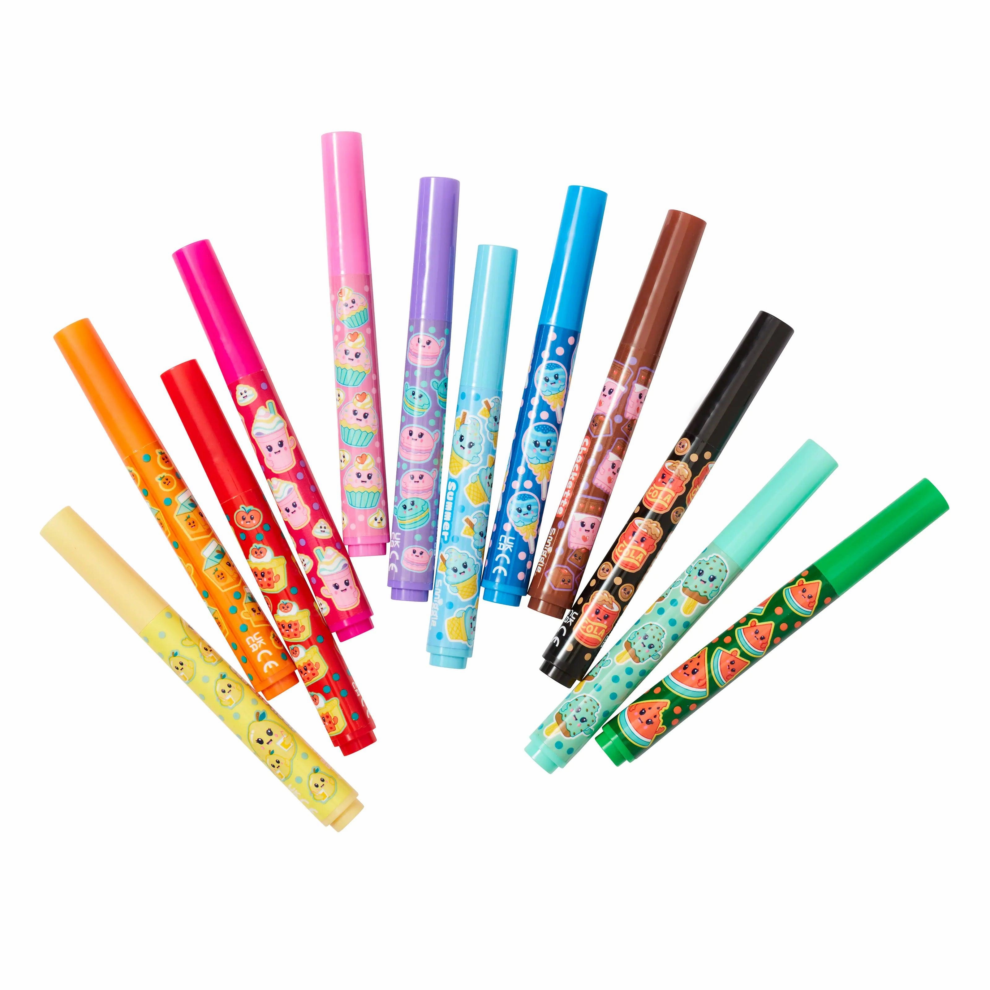 SMIGGLE Snackies Scented Marker Pack X12