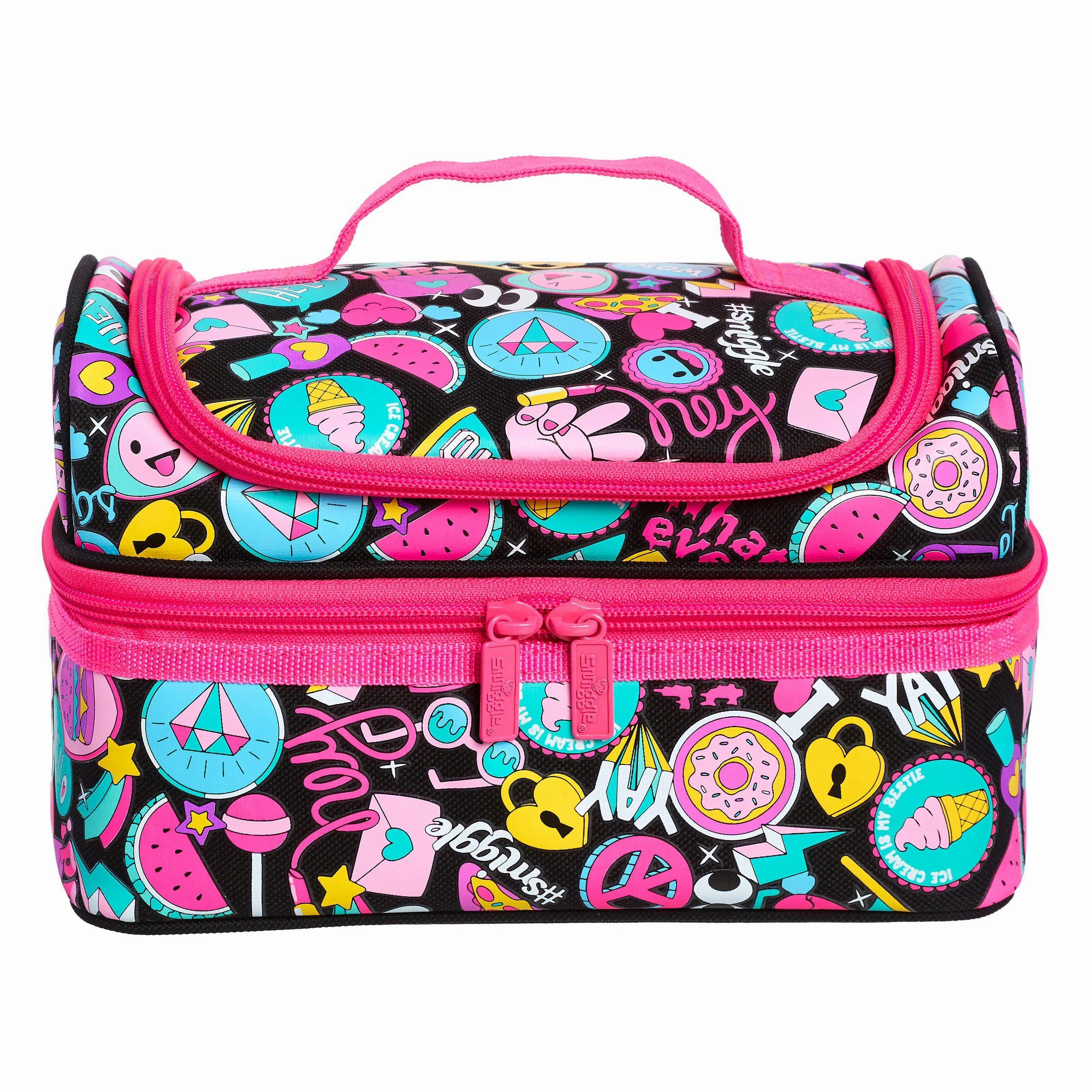 SMIGGLE Talk Double Decker Lunchbox - Colour Mix