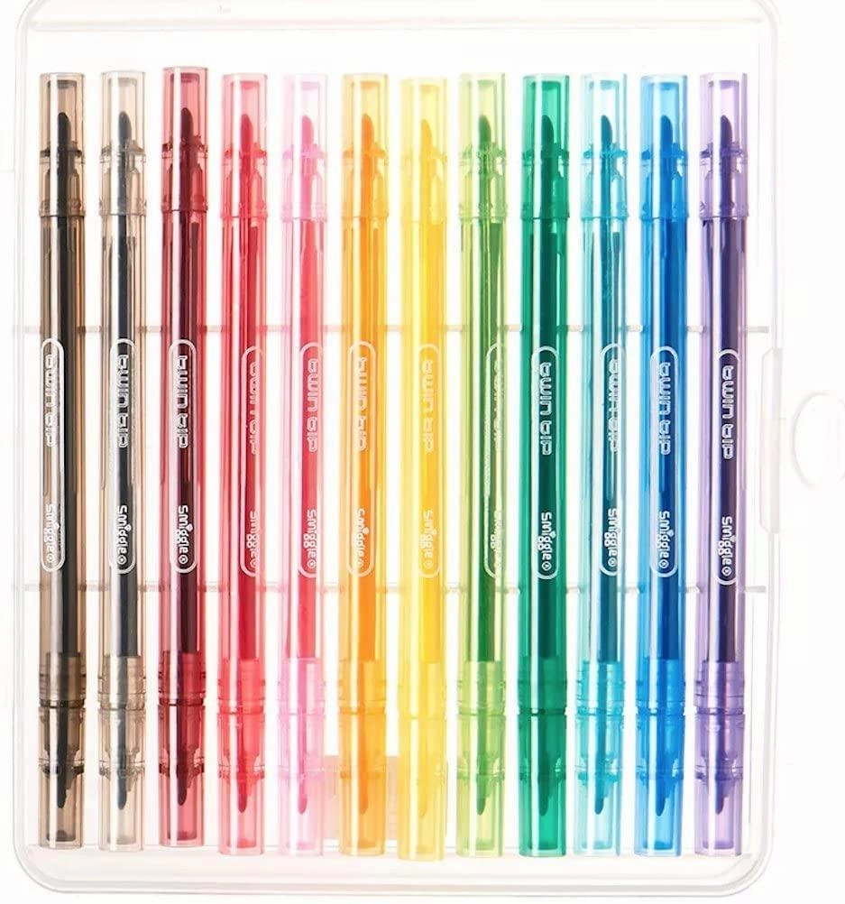 SMIGGLE Twin Tip Scented Marker Pack X12