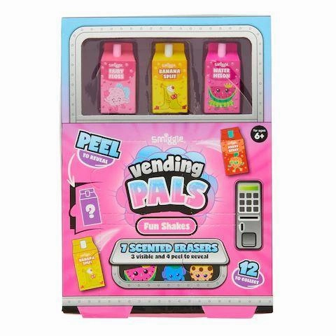 SMIGGLE Vending Pals Scented Erasers Pack