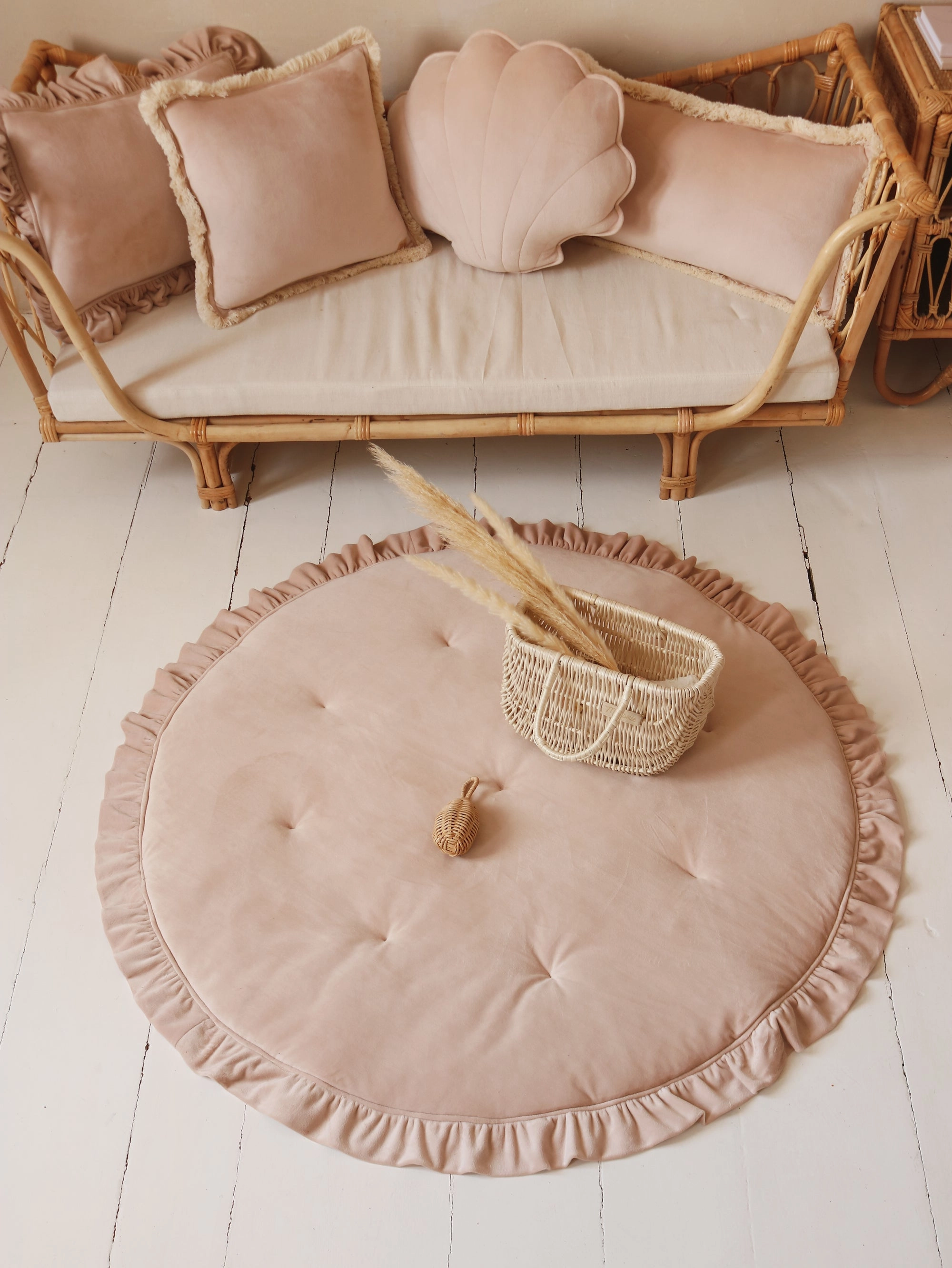 Soft Velvet Latte Shell Pillow