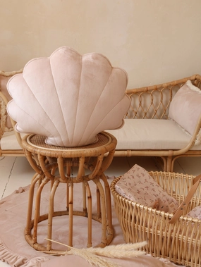 Soft Velvet Latte Shell Pillow
