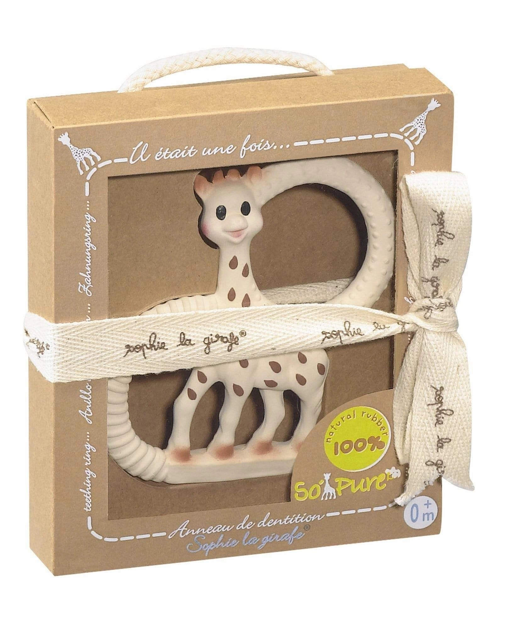 Sophie The Giraffe Toy with Two Teething Rings