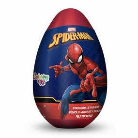 Spider-Man Colouring Egg Set