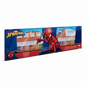 Spiderman 60 Markers Art Playset