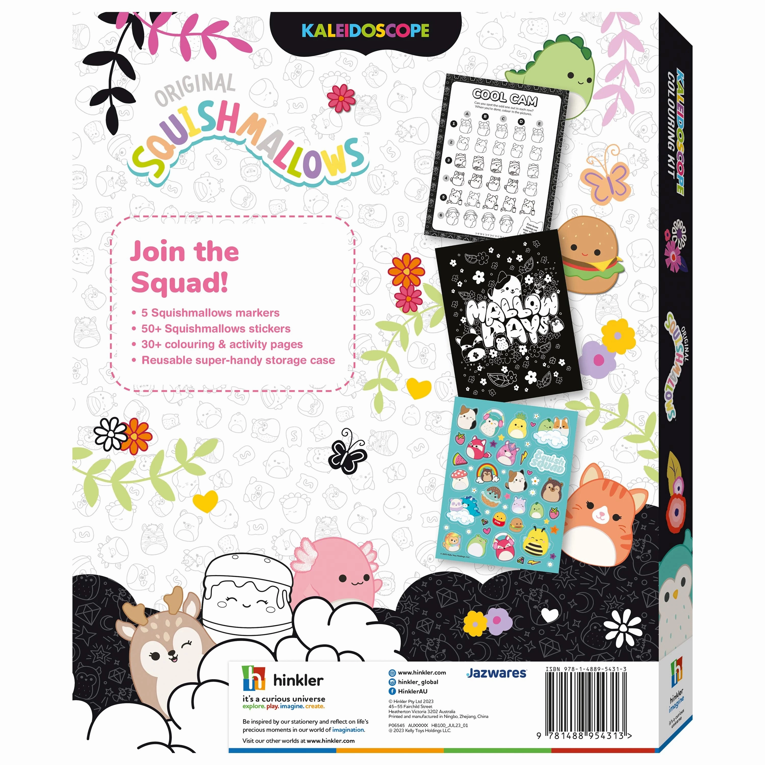 Squishmallows Kaleidoscope Colouring Kit