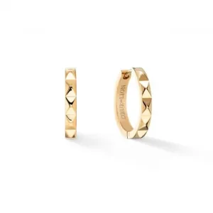 Stainless Steel Gold Ear Studs 0135/21-1600 Coeur De Lion Jewellery