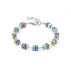 Stainless Steel Multicolour Pastel 2 Bracelet 4409/30-1537 Coeur De Lion Jewellery