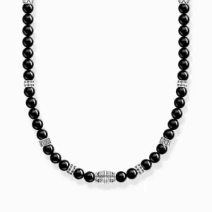 Sterling Silver Black Onyx Necklace KE2180-507-11 Thomas Sabo Necklaces