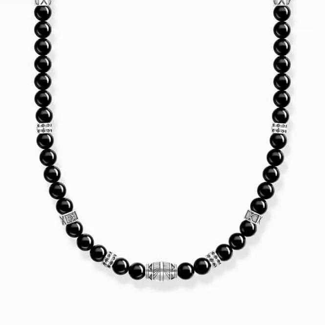 Sterling Silver Black Onyx Necklace KE2180-507-11 Thomas Sabo Necklaces