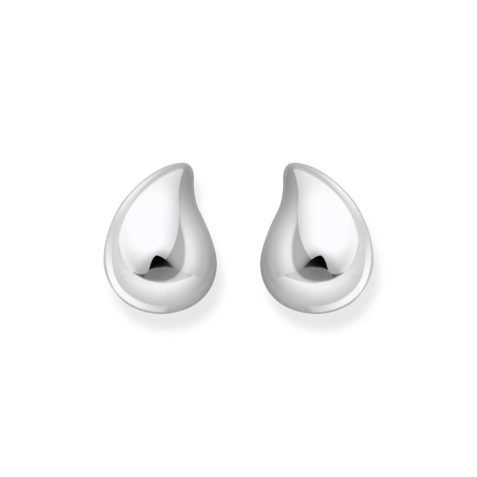 Sterling Silver Bold Elegance Organic Drop Shaped Earrings H2299-001-21 Thomas Sabo Earrings
