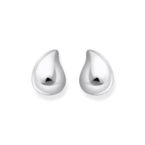 Sterling Silver Bold Elegance Organic Drop Shaped Earrings H2299-001-21 Thomas Sabo Earrings