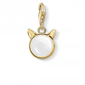 Sterling Silver Cats Ears Gold Charm Pendant 1841-413-14 Thomas Sabo Collectable Charms