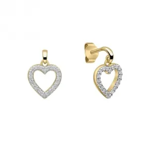 Sterling Silver Clear Cubic Zirconia Earrings E6398 Diamonfire Jewellery