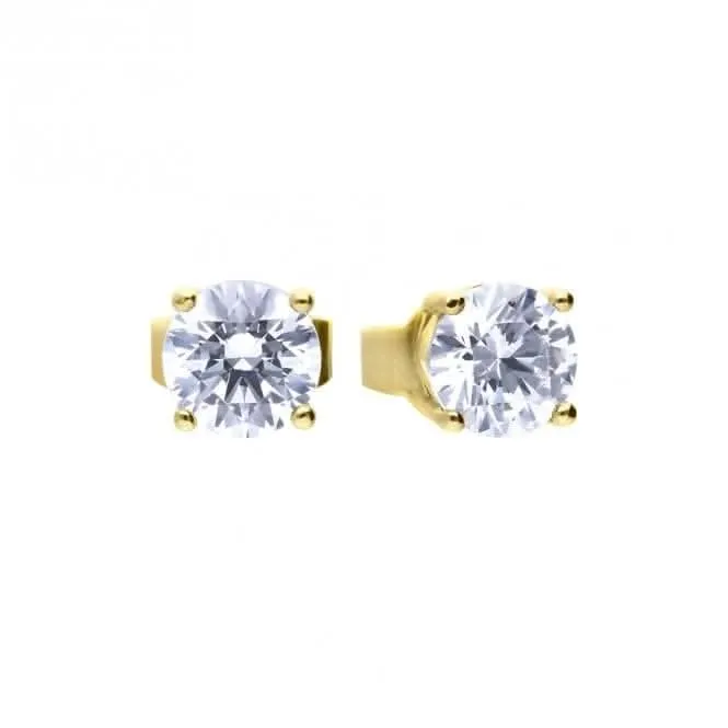 Sterling Silver Clear Cubic Zirconia Earrings E6400 Diamonfire Jewellery
