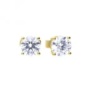 Sterling Silver Clear Cubic Zirconia Earrings E6401 Diamonfire Jewellery