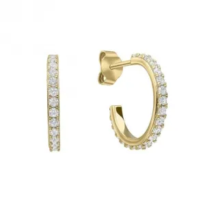 Sterling Silver Clear Cubic Zirconia Earrings E6407 Diamonfire Jewellery