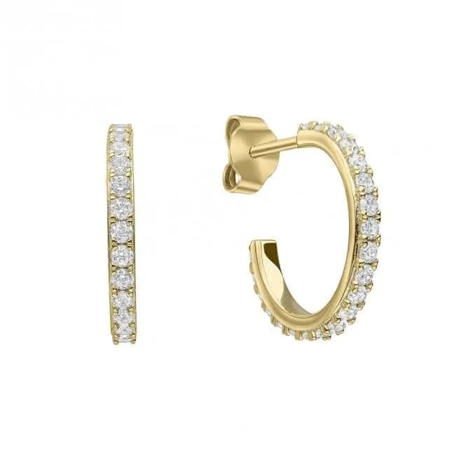 Sterling Silver Clear Cubic Zirconia Earrings E6407 Diamonfire Jewellery