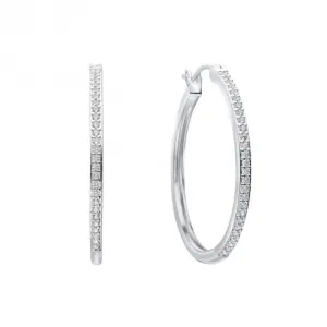 Sterling Silver Clear Cubic Zirconia Earrings E6413 Diamonfire Jewellery