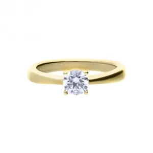 Sterling Silver Clear Cubic Zirconia Ring R3865 Diamonfire Jewellery