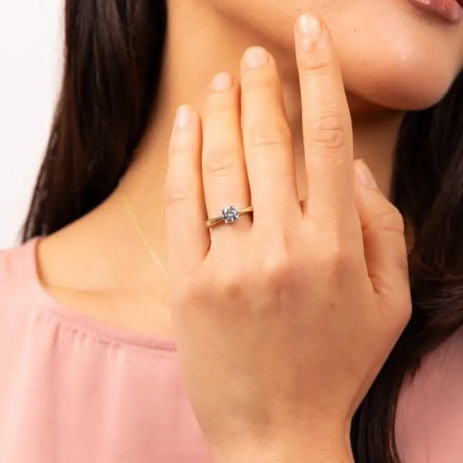 Sterling Silver Clear Cubic Zirconia Ring R3867 Diamonfire Jewellery