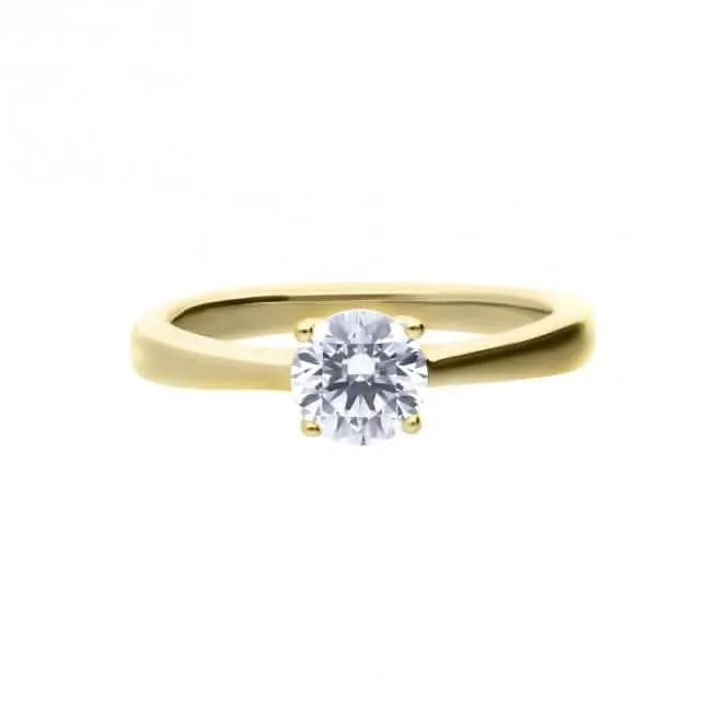 Sterling Silver Clear Cubic Zirconia Ring R3867 Diamonfire Jewellery