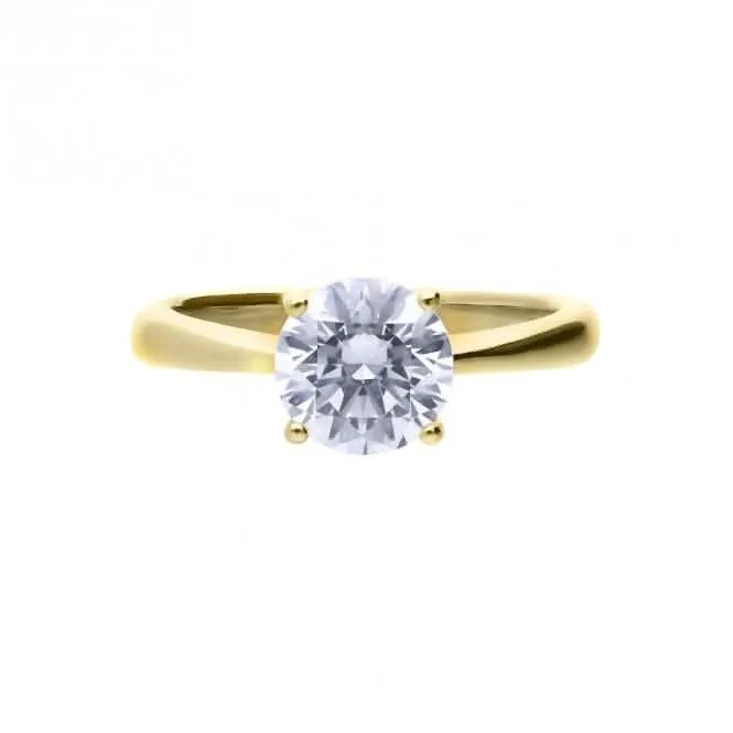Sterling Silver Clear Cubic Zirconia Ring R3868 Diamonfire Jewellery