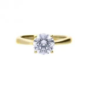 Sterling Silver Clear Cubic Zirconia Ring R3868 Diamonfire Jewellery