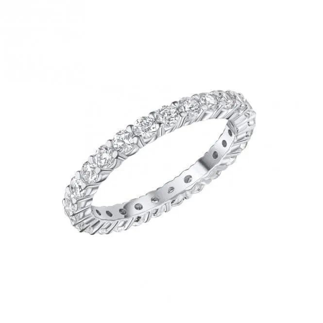 Sterling Silver Clear Cubic Zirconia Ring R3869 Diamonfire Jewellery