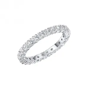 Sterling Silver Clear Cubic Zirconia Ring R3869 Diamonfire Jewellery