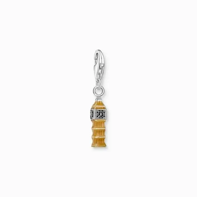 Sterling Silver Enamel LONDON Big Ben Charm 2121-691-19 Thomas Sabo Collectable Charms