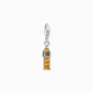 Sterling Silver Enamel LONDON Big Ben Charm 2121-691-19 Thomas Sabo Collectable Charms