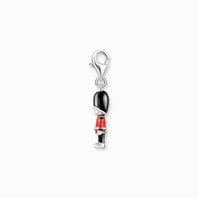 Sterling Silver Enamel LONDON Royal Guard Charm 2122-007-7 Thomas Sabo Collectable Charms