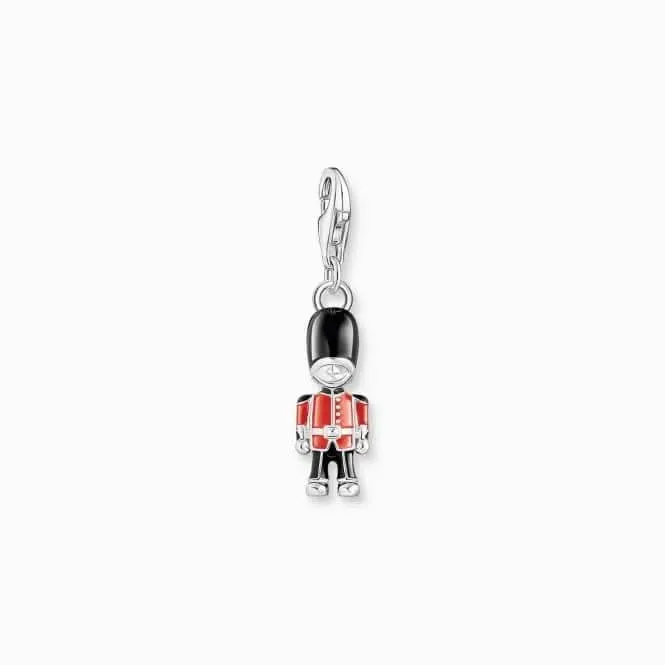 Sterling Silver Enamel LONDON Royal Guard Charm 2122-007-7 Thomas Sabo Collectable Charms