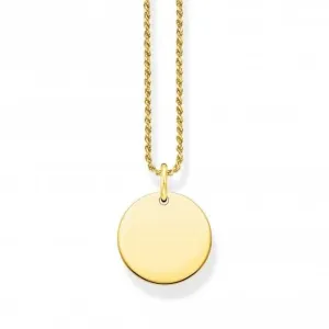 Sterling Silver Gold Necklace KE2133-413-39-L50 Thomas Sabo Necklaces