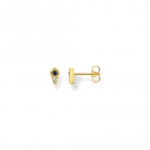 Sterling Silver Gold Plated Magic Stars Blue Ear Studs H2210-960-1 Thomas Sabo Earrings