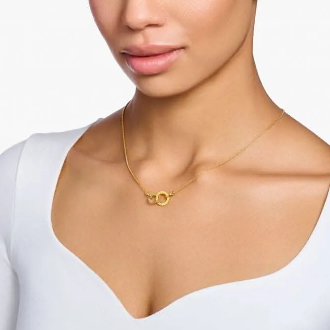Sterling Silver Gold Plated Together Forever Colourful Stones Necklace KE1488-996-7 Thomas Sabo Necklaces