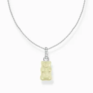 Sterling Silver HARIBO Zirconia White Goldbears Necklace KE2209-052-14-L45V Thomas Sabo Necklaces