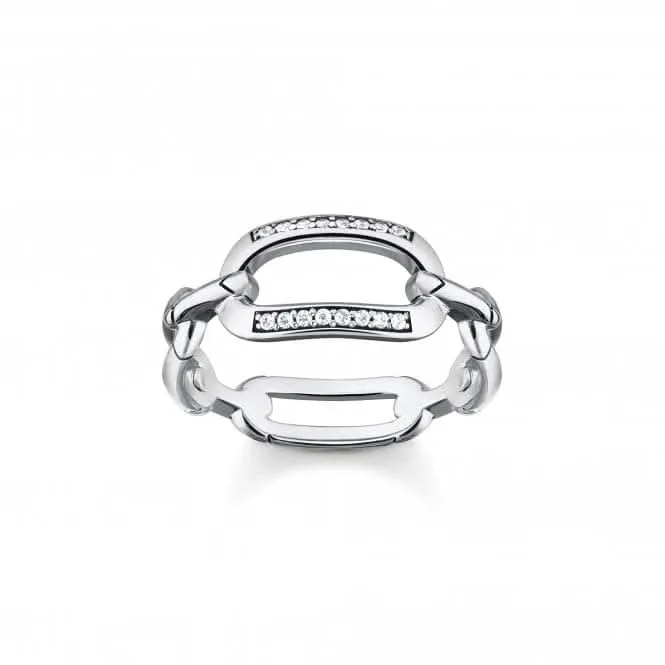 Sterling Silver Links Ring TR2360-643-14 Thomas Sabo Rings