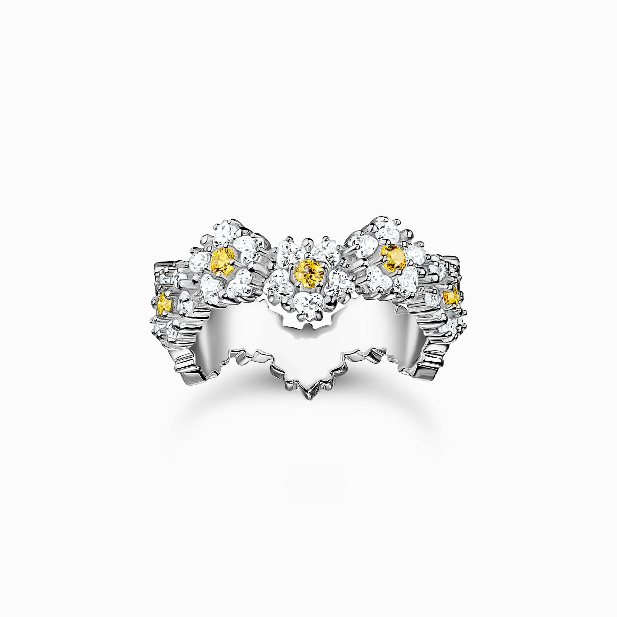 Sterling Silver Lovely Flowers Ring TR2337-051-4 Thomas Sabo Rings