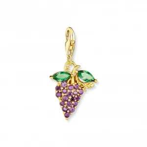 Sterling Silver Multicoloured Grape Charm Pendant 1878-472-7 Thomas Sabo Collectable Charms