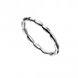 Sterling Silver Organic Band Ring R3737 Beginnings Jewellery