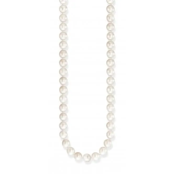 Sterling Silver Pearl Necklace KE2147-082-14-L50V Thomas Sabo Necklaces