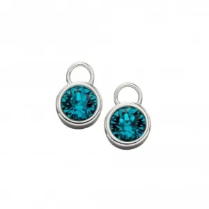 Sterling Silver September Sapphire Swarovski Birthstone Charm Y2657 Beginnings Jewellery