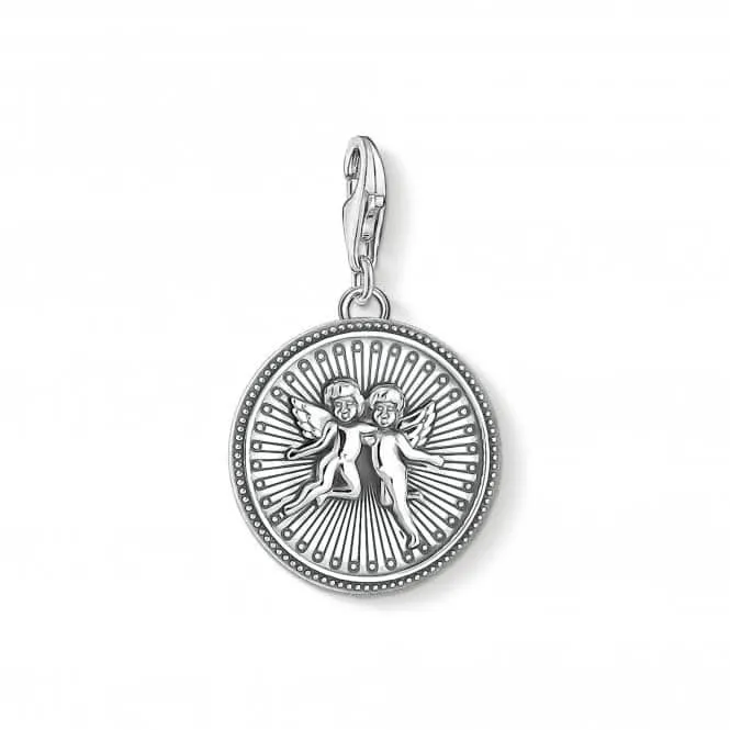 Sterling Silver Silver-Coloured Angel Charm 1734-637-21 Thomas Sabo Collectable Charms