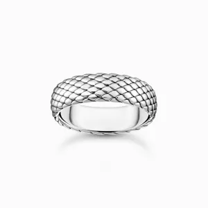 Sterling Silver Snake Ring TR2489-637-21 Thomas Sabo Rings